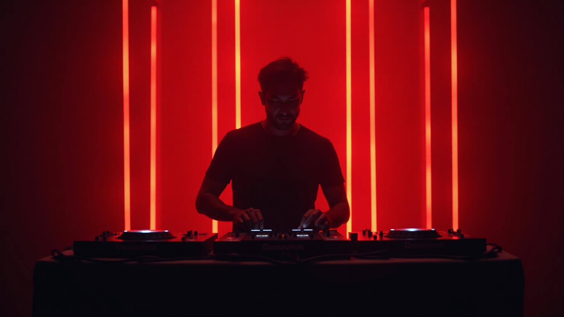 DJ performing at a live event